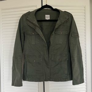 Kensie Neutral Green Utility Jacket, M